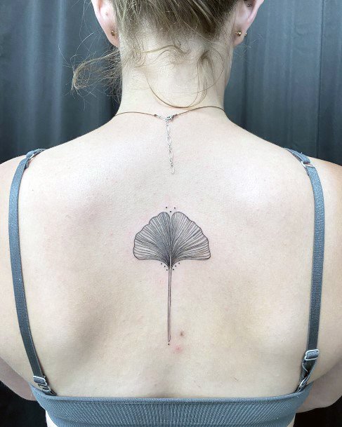 Ornate Tattoos For Females Ginkgo