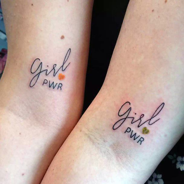 Ornate Tattoos For Females Girl Power