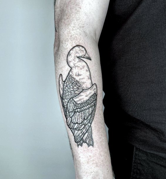 Ornate Tattoos For Females Goose