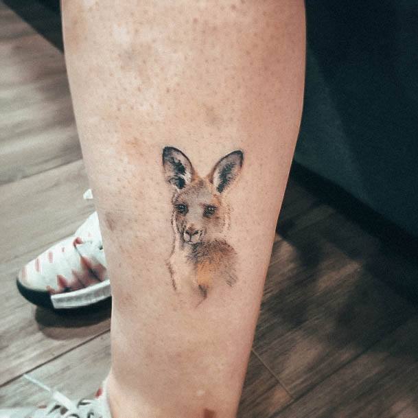 Ornate Tattoos For Females Kangaroo