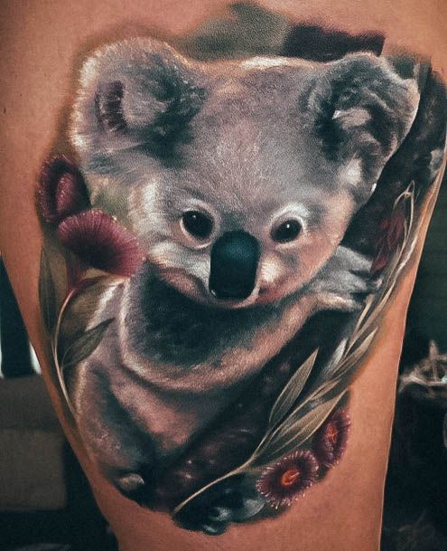 Ornate Tattoos For Females Koala