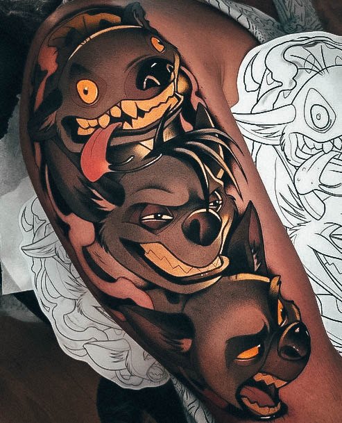 Ornate Tattoos For Females Lion King