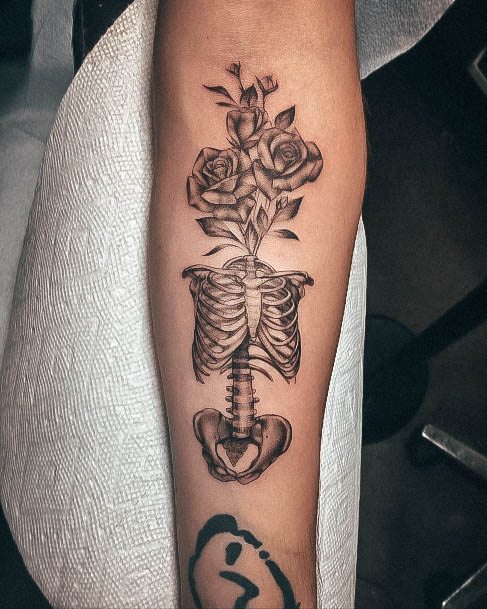 Ornate Tattoos For Females Memento Mori