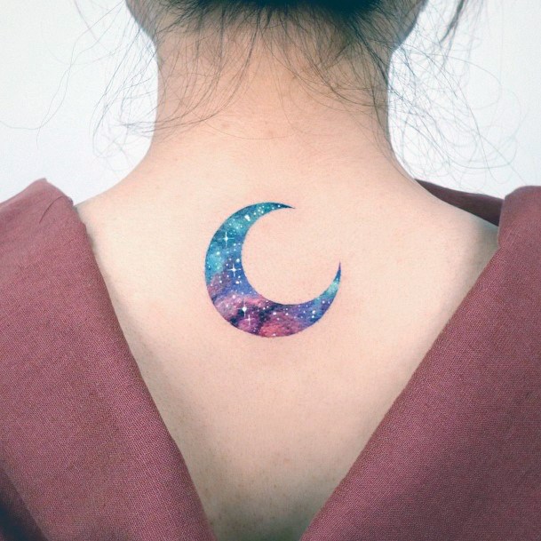 Ornate Tattoos For Females Night Sky