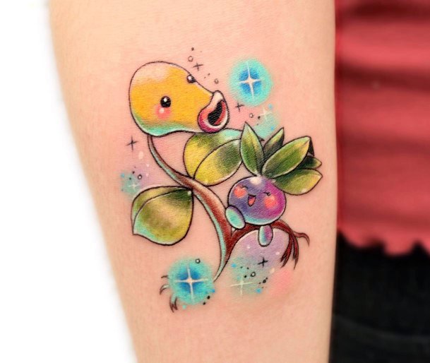 Ornate Tattoos For Females Oddish