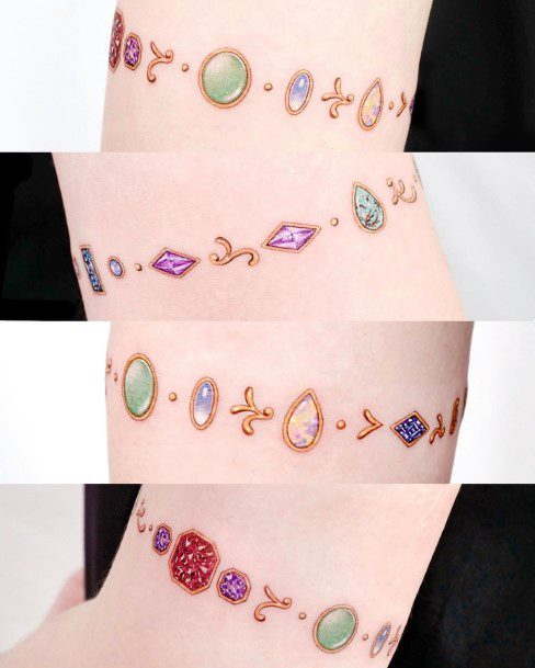 Ornate Tattoos For Females Opal