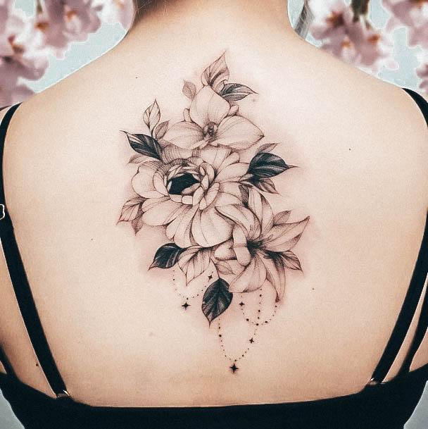 Ornate Tattoos For Females Orchid