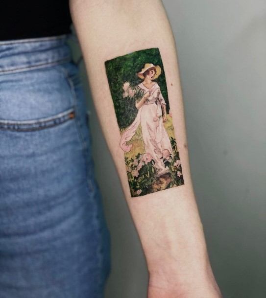 Ornate Tattoos For Females Painting