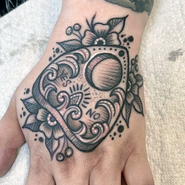 Ornate Tattoos For Females Planchette