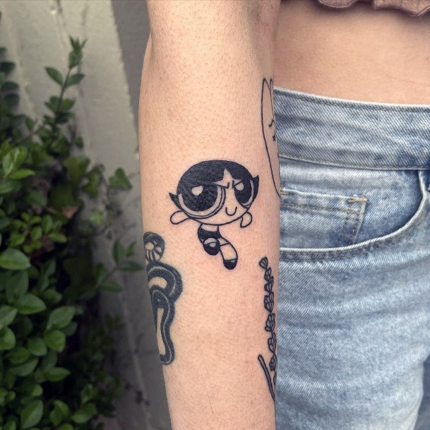 Ornate Tattoos For Females Powerpuff Girls Buttercup