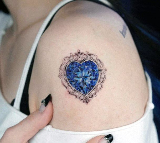 Ornate Tattoos For Females Sapphire