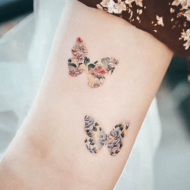 Ornate Tattoos For Females Small Flower