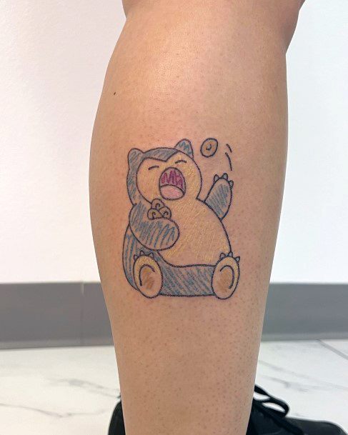Ornate Tattoos For Females Snorlax