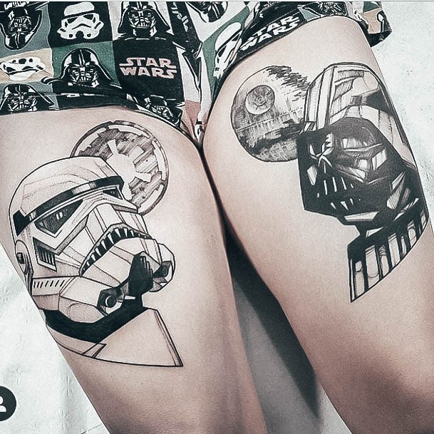 Ornate Tattoos For Females Star Wars