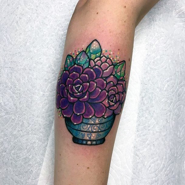 Ornate Tattoos For Females Succulent