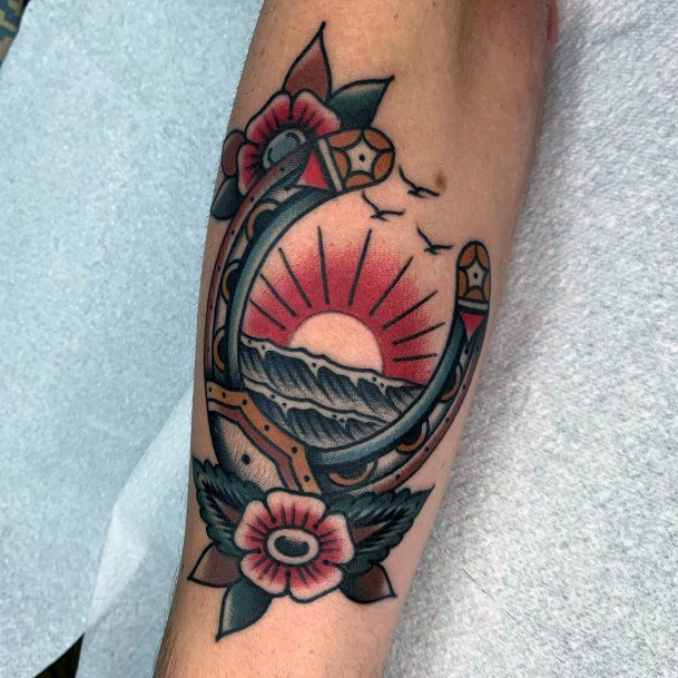 Ornate Tattoos For Females Sunset Sunrise