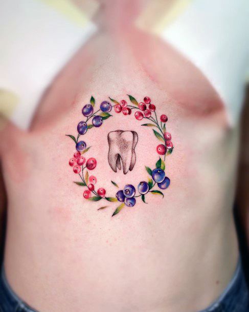 Ornate Tattoos For Females Tooth