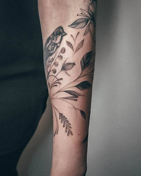 Ornate Tattoos For Females Wildflower