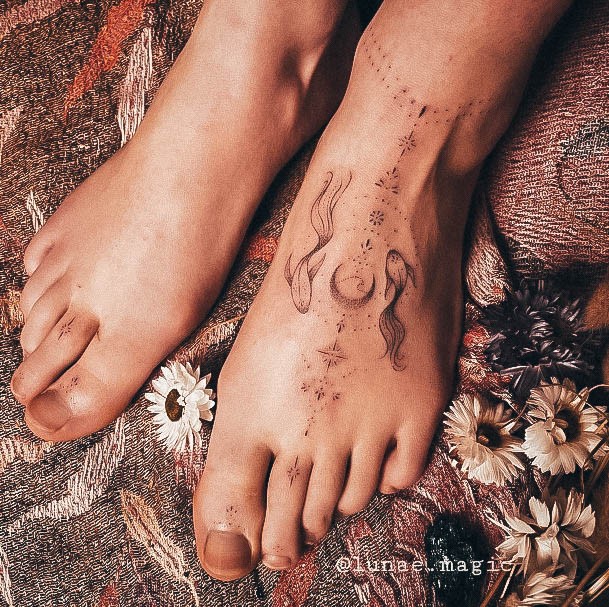 Ornate Tattoos For Females Yoga