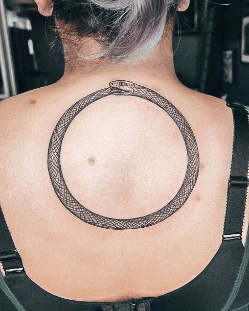 Ouroboros Womens Tattoo Designs