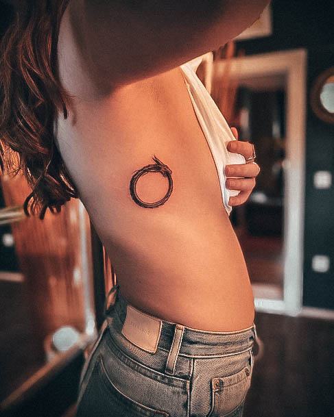 Ouroboros Womens Tattoo Ideas