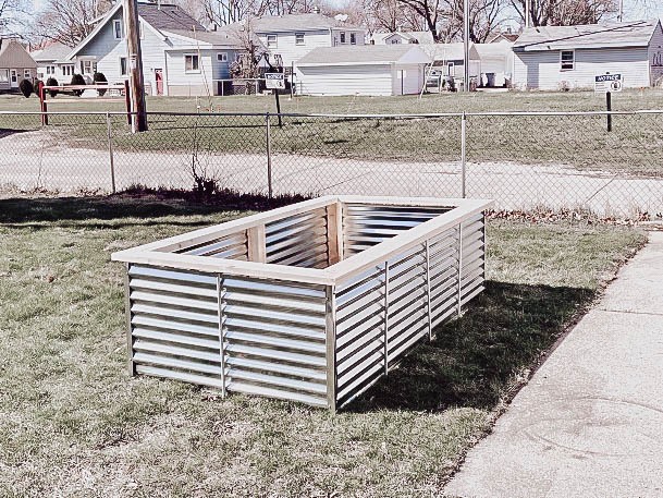 Outdoor Raised Garden Bed Ideas Galvanized
