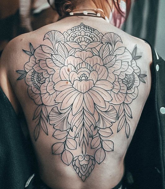 Outline Tattoo Design Inspiration For Women