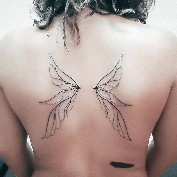 Outline Tattoo For Ladies