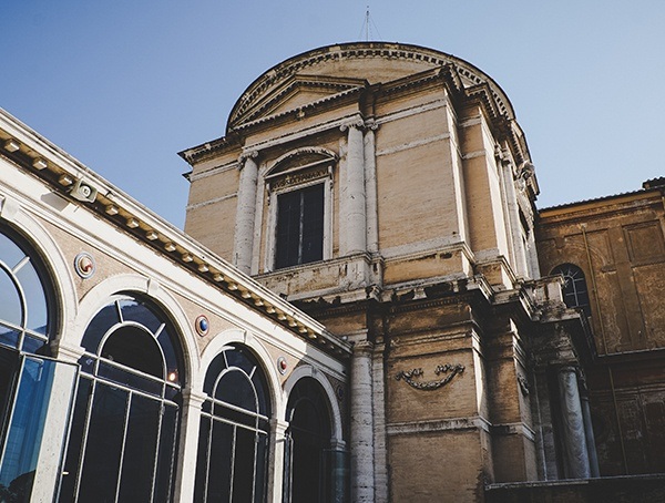 Outside Of The Building Vatican Museum