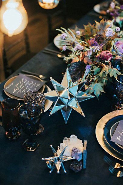 Outstanding 3d Star Glass Piece Table Decoration Ideas For Wedding