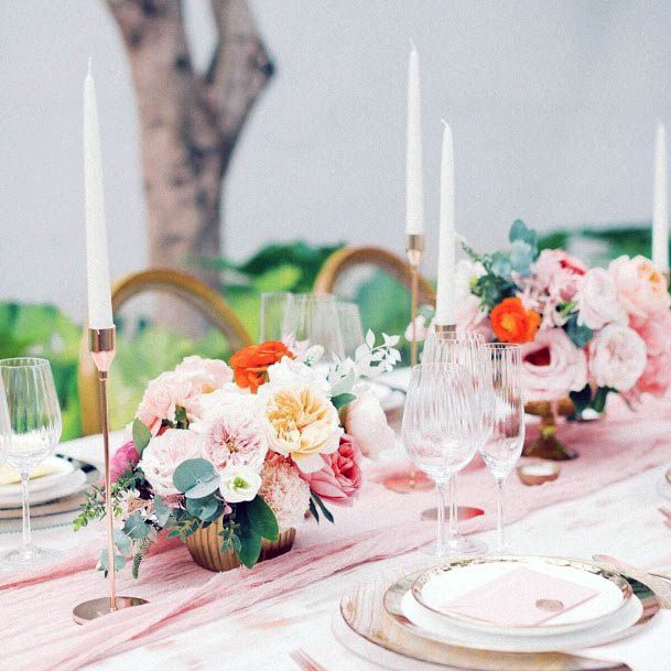 Overflowing Summer Flower Basket Wedding