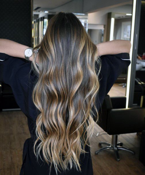 Overflowing Wavy Brown Current Hairstyles Women