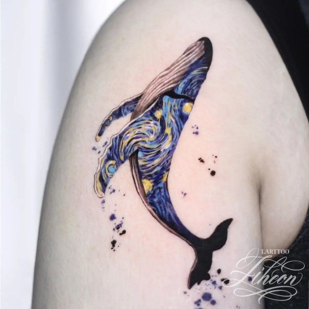 Painting Tattoo Feminine Designs