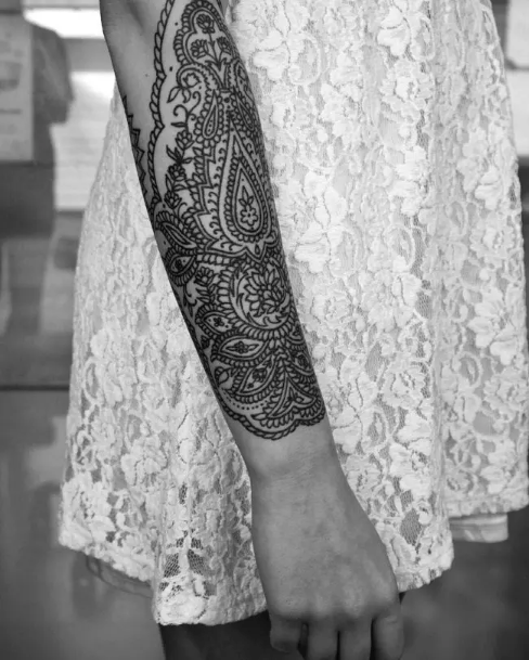 Paisley Tattoos For Girls