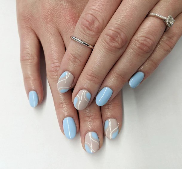 Pale Blue Nail Design Inspiration For Women