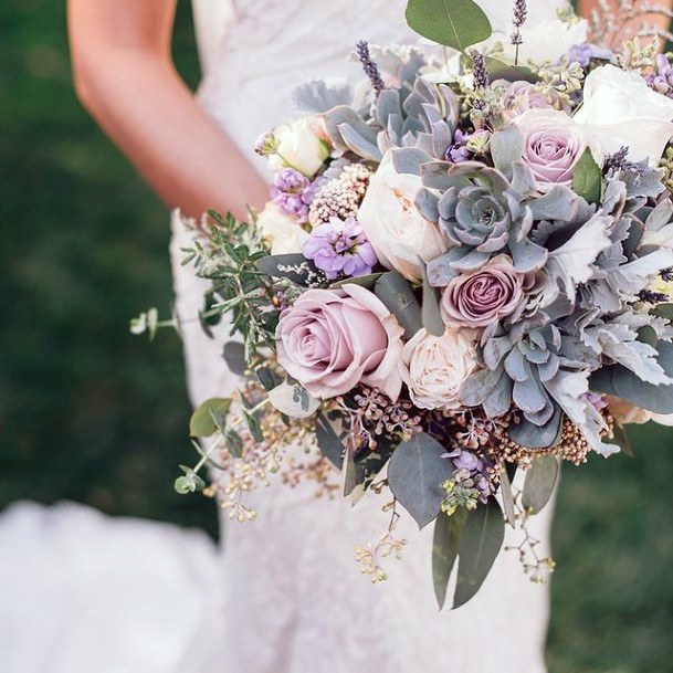 Pale Lavender Wedding Flowers