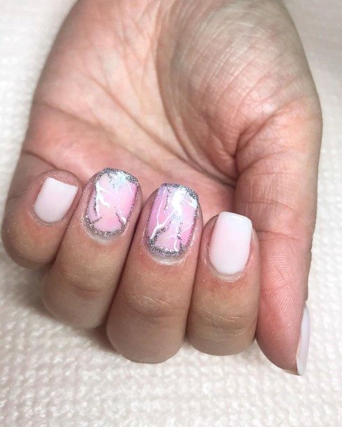 Pale Pink Nails For Girls