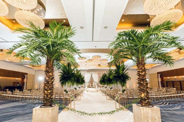 Palm Tree Wedding Decor