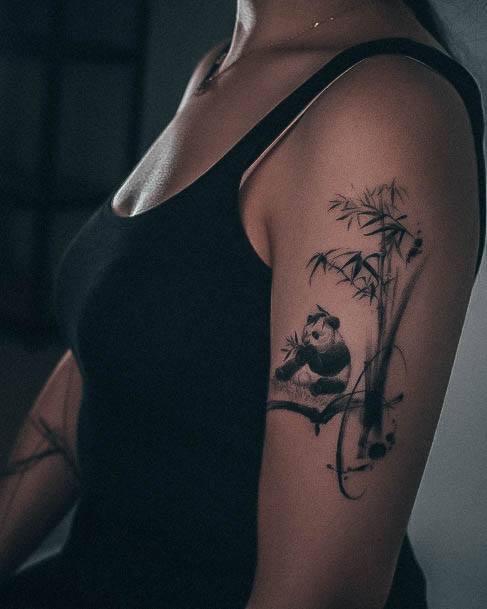 Panda Tattoo Design Inspiration For Women