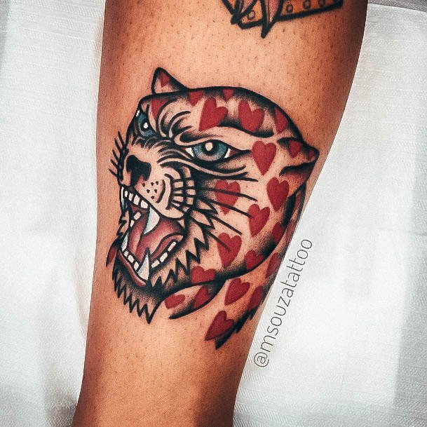 Panther Tattoos For Girls