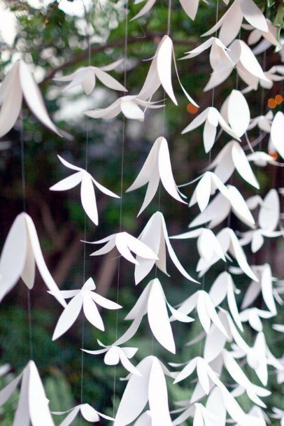 Paper Hanging Cheap Wedding Decorations