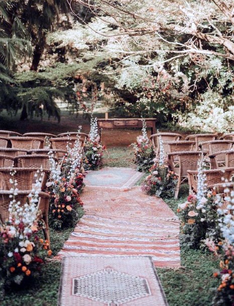 Park Environment Boho Wedding Decor