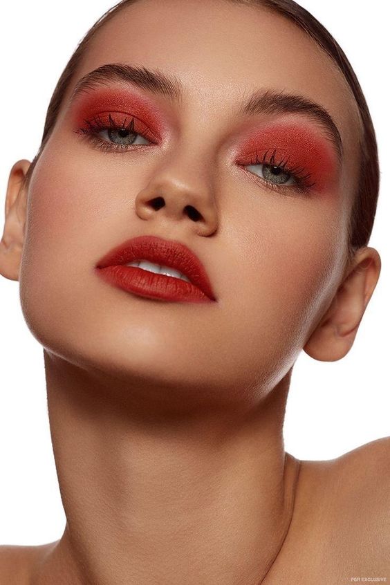 Passionate Red Makeup For Women