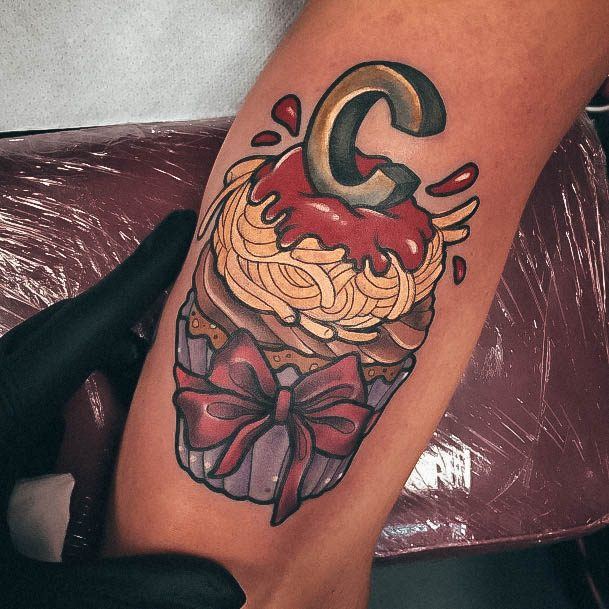 Pasta Female Tattoo Designs