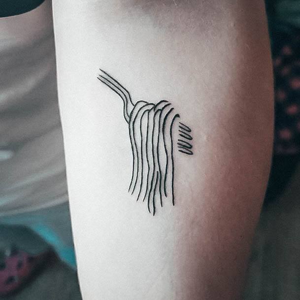 Pasta Girls Tattoo Ideas