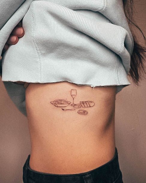 Pasta Tattoos For Girls