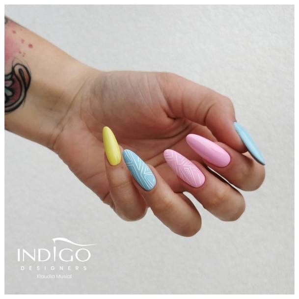 Pastel Female Nail Designs