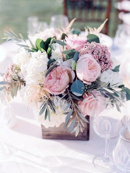 Pastel May Flower Wedding Vase