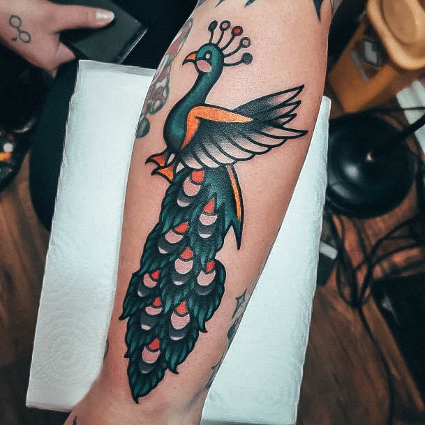 Peacock Tattoo Designs For Women