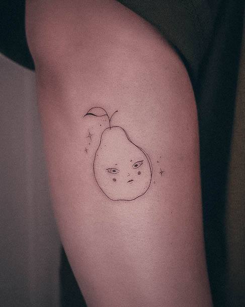 Pear Girls Tattoo Ideas